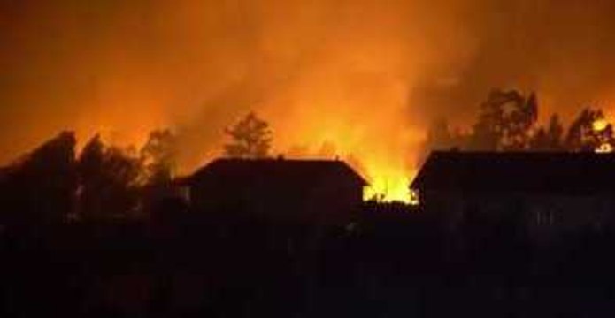 Timelapse Captures Wildfires in Viseu, Portugal