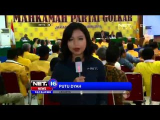 Live Report, Mahkamah Partai Golkar - NET16