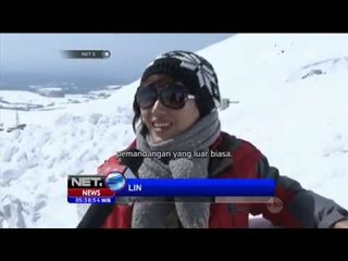 Ratusan turis nikmati alam di Gunung Changbai Cina - NET5