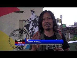 Seni mural sambut perhelatan KAA di Bandung - NET16