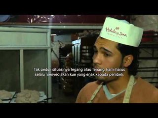 Meski perang dan mati lampu, sebuah cake shop di Gaza sajikan berbagai jenis roti - NET12