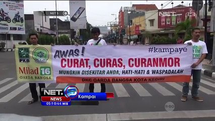 Kampanye waspada begal kepada para pengguna jalan - NET5