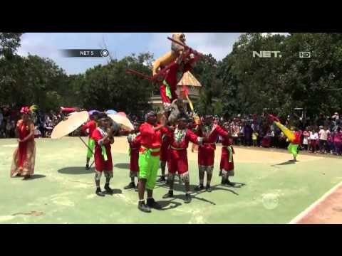 Lestarikan kesenian tradisional, ratusan anak SD ikuti festival Sisingan - NET5