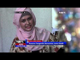 Keluarga Jokowi pilih busana klasik Jawa untuk pernikahan Gibran - NET12