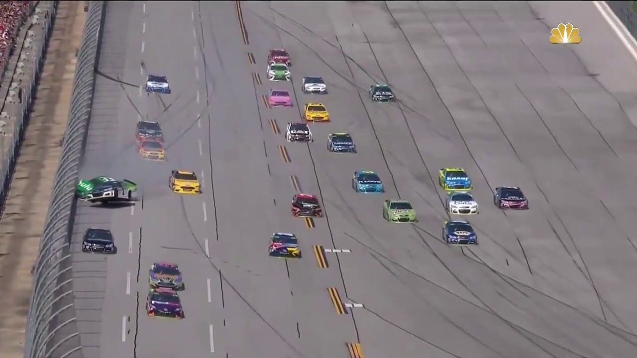 Nascar Talladega 2017 McMurray Earnhardt Big Crash