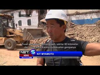 Kondisi gedung di Kathmandu Nepal pasca gempa - NET5