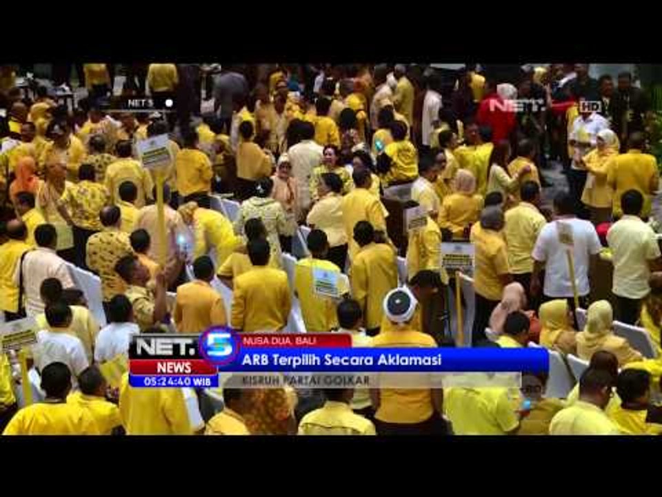 Aburizal Bakrie Terpilih Kembali Sebagai Ketua Umum Golkar -NET5