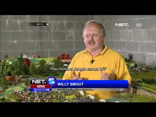 Diorama Lokasi Bersejarah Waterloo di Belgia - NET5
