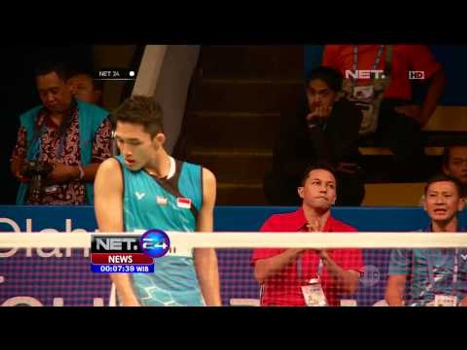 Kalahkan Boonsak, Jonatan ke Babak Utama Indonesia Open - NET24