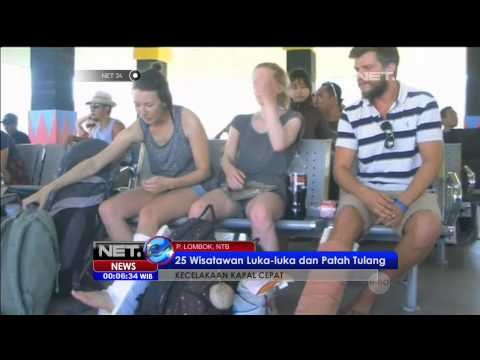 Kecelakaan Kapal Cepat, Sejumlah Wisatawan Dievakuasi ke Bali - NET24
