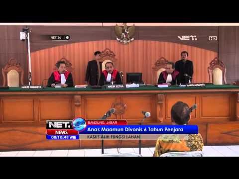 Anas Maamun Divonis 6 Tahun Penjara Kasus Ahli Fungsi Lahan - NET24
