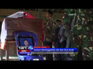 Pemakaman Istri dan Anak Serda Pelda Suhrizal Koban Hercules - NET24 b