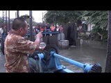 Hujan Deras Membuat Air Sungai Simo Pomahan Surabaya Meluap -NET24