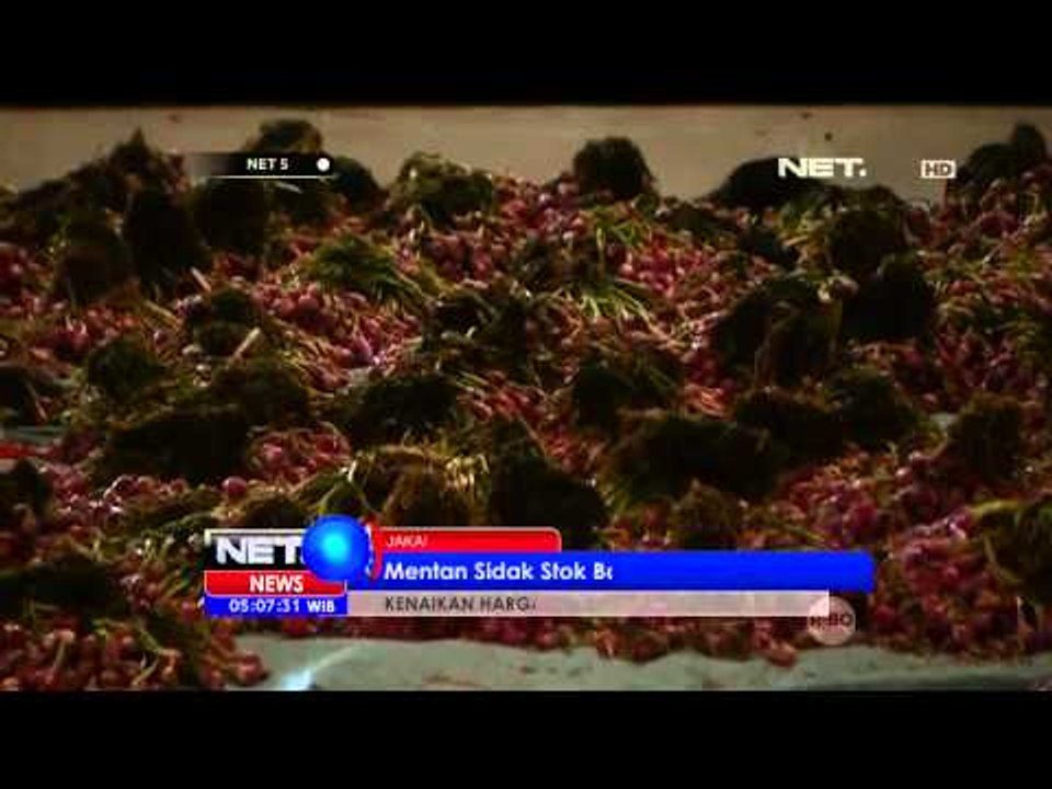 Menteri Pertanian Sidak Stok Bawang Merah ke Gudang Bulog - NET5