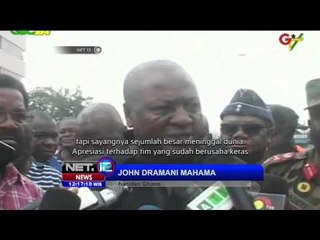SPBU meledak dan tewaskan 90 orang yang berteduh dari badai di Ghana - NET12