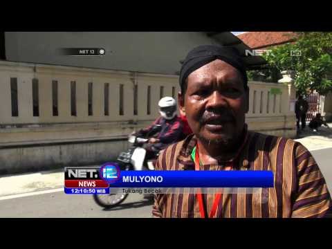 Ratusan Becak Antar Tamu Resepsi Pernikahan Putra Presiden - NET12