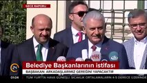 Belediye başkanlarının istifası