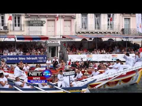 Tradisi Joutes Gladiator Di Atas Perahu - NET24