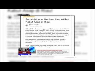 Petisi Menuntut Keseriusan Pemerintah Tuntaskan Kabut Asap Bermunculan - NET5