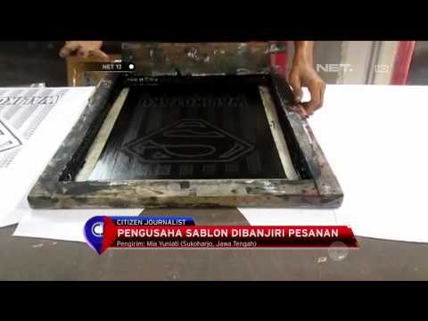 Pengusaha Sablon Dibanjiri Pesanan Jelang Pilkada 2015 - NET12