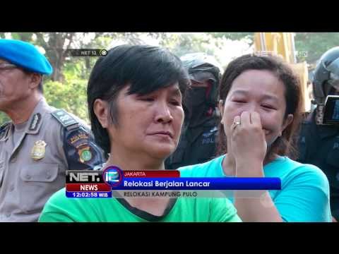 Hari Kedua, Ribuan Petugas Amankan Relokasi Kampung Pulo - NET12