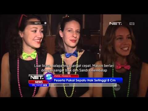 Kemeriahan Lomba Unik Menggunakan Sepatu Hak Tinggi di Paris - NET5