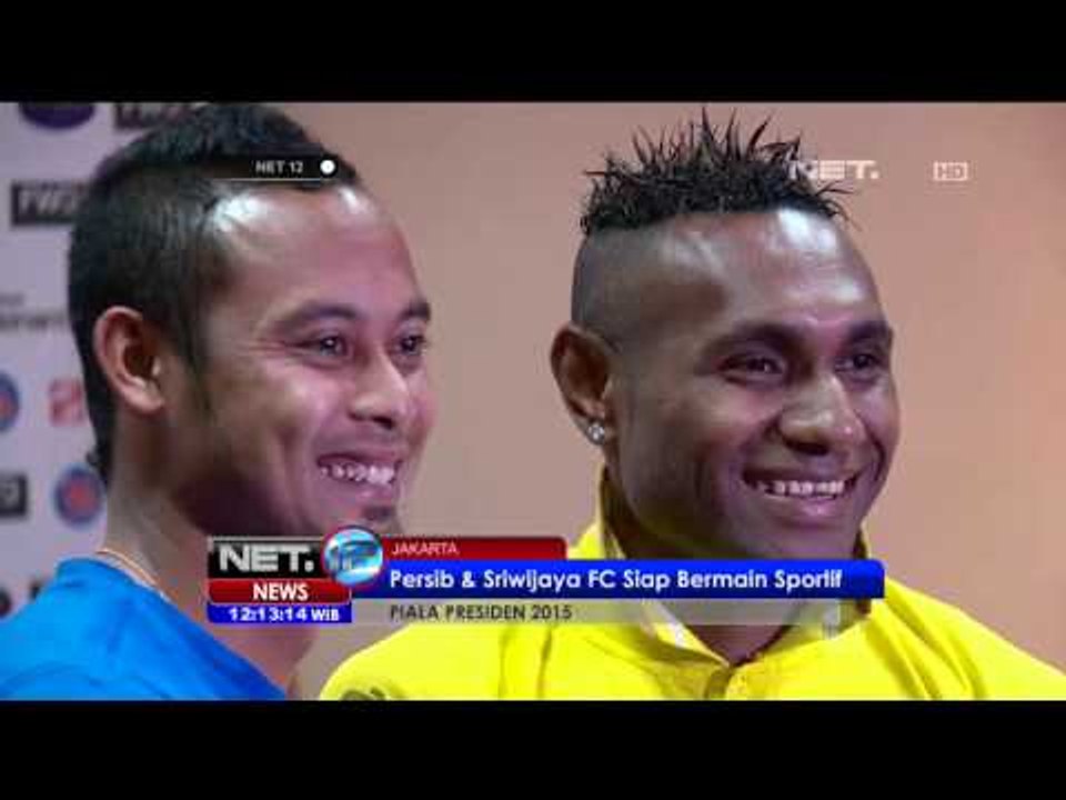 Adu Strategi Persib dan Sriwijaya Jelang Final Piala Presiden - NET12