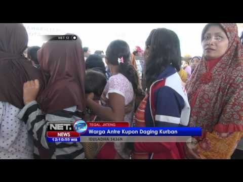 Ribuan Warga Tegal Antri Kupon Pembagian Daging - NET12