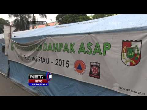 Kabut Asap Pekat di Riau Ganggu Kesehatan Petugas Medis di Posko - NET16