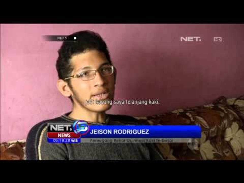 Seorang Warga Venezuela Pecahkan Rekor Kaki Ter...