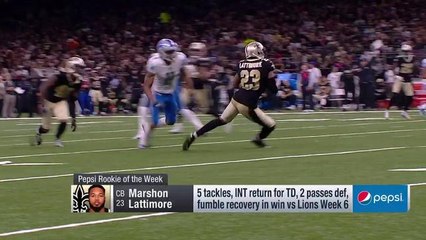 Week 6: Pepsi Rookie of the Week winner