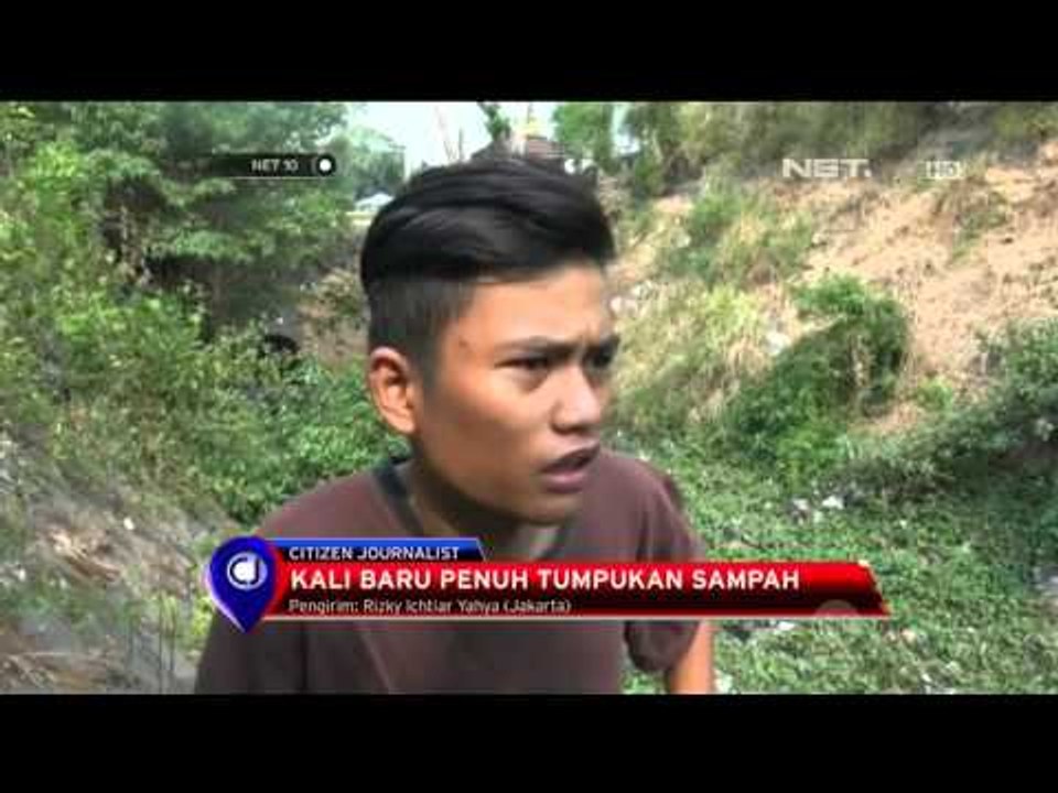 Kali Baru Penuh Tumpukan Sampah - NET 10