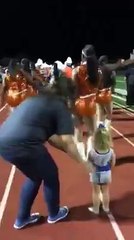 Adorable Toddler Steals the Show at Halftime Performance