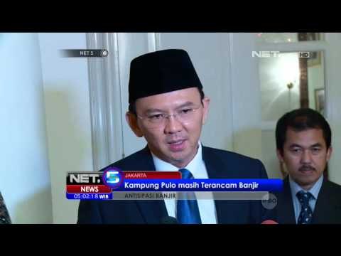 Proses Pembangunan Dinding Turap Proyek Normalisasi Sungai Ciliwung - NET5