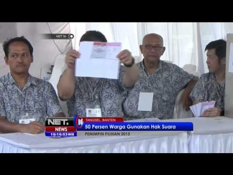 Live Report Dari Tanggerang Selatan, Perhitungan Suara Pilkada 2015 - NET16