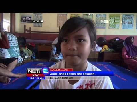 Pasca Longsor, Ratusan Warga Desa Tegal di Sukabumi Mengungsi - NET12