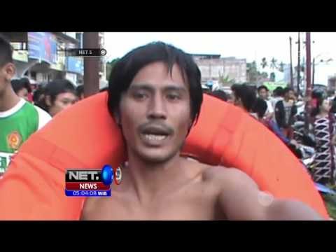 Terseret Arus Banjir, Anggota Brimob Hampir Tenggelam - NET5