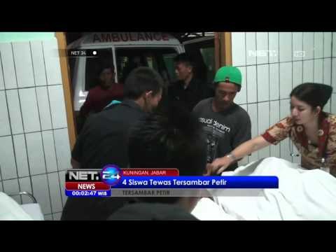 Empat Siswa SMK di Cirebon Tewas Tersambar Petir - NET24