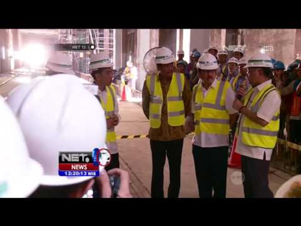 Presiden Tinjau Proyek MRT - NET12