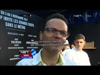 Sajian Berkelas di Stasiun Kereta Bawah Tanah di Paris - NET5