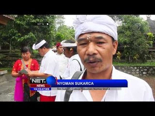 Warga Bali Tutup Masa Kampanye dengan Doa Bersama - NET16