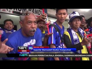 Suporter Memenuhi Stadion Kanjuruhan - NET 16