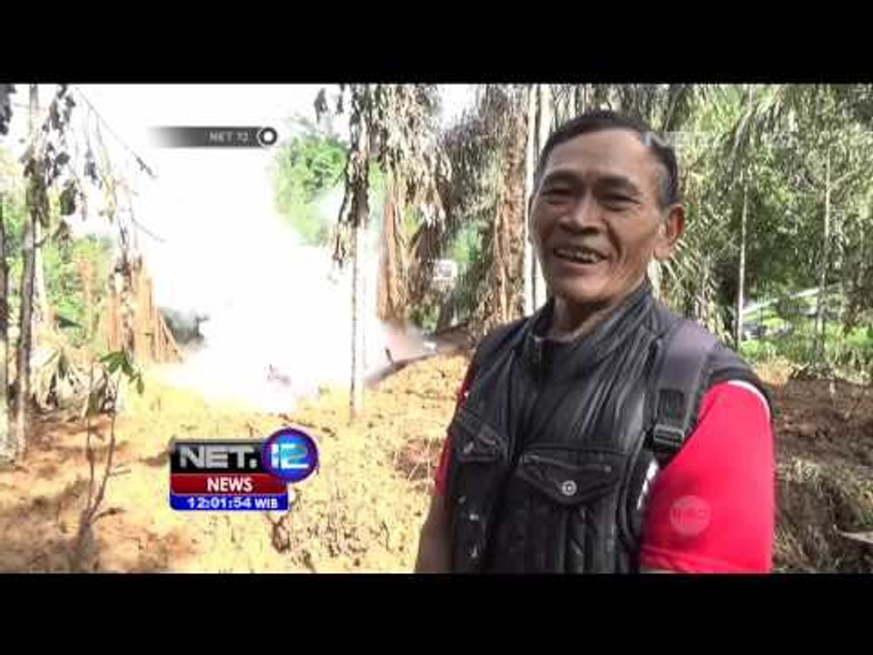 Semburan Lumpur di Perkebunan Tondangow Semakin...