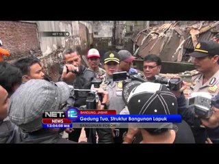 Bangunan Roboh Menimpa 3 Korban, 1  Pekerja Tewas Di Bandung - NET12