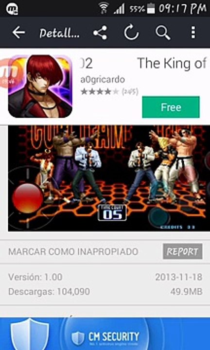Descarga The king of fighters 2002 para android completamente gratis y sin emulador - Soy ManDroid