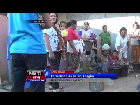 Masalah Air Bersih Bagi Pengungsi Sinabung yang Nekat Kembali - NET12