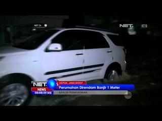Perumahan di Depok Terendam Banjir HIngga 1 Meter - NET24