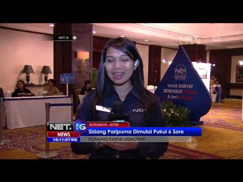 Live Kongres Partai Demokrat ke 4 diisi dengan rapat komisi - NET16