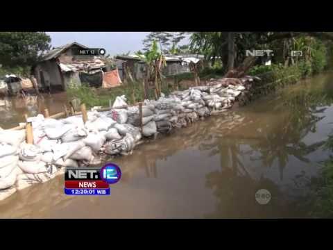 Sungai Citarum Meluap, Aktifitas Warga Terganggu - NET12