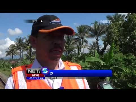 Perbaikan Rel Longsor di Kecamatan Cijeungjing, Akses Kereta Api Jalur Selatan Putus - NET5
